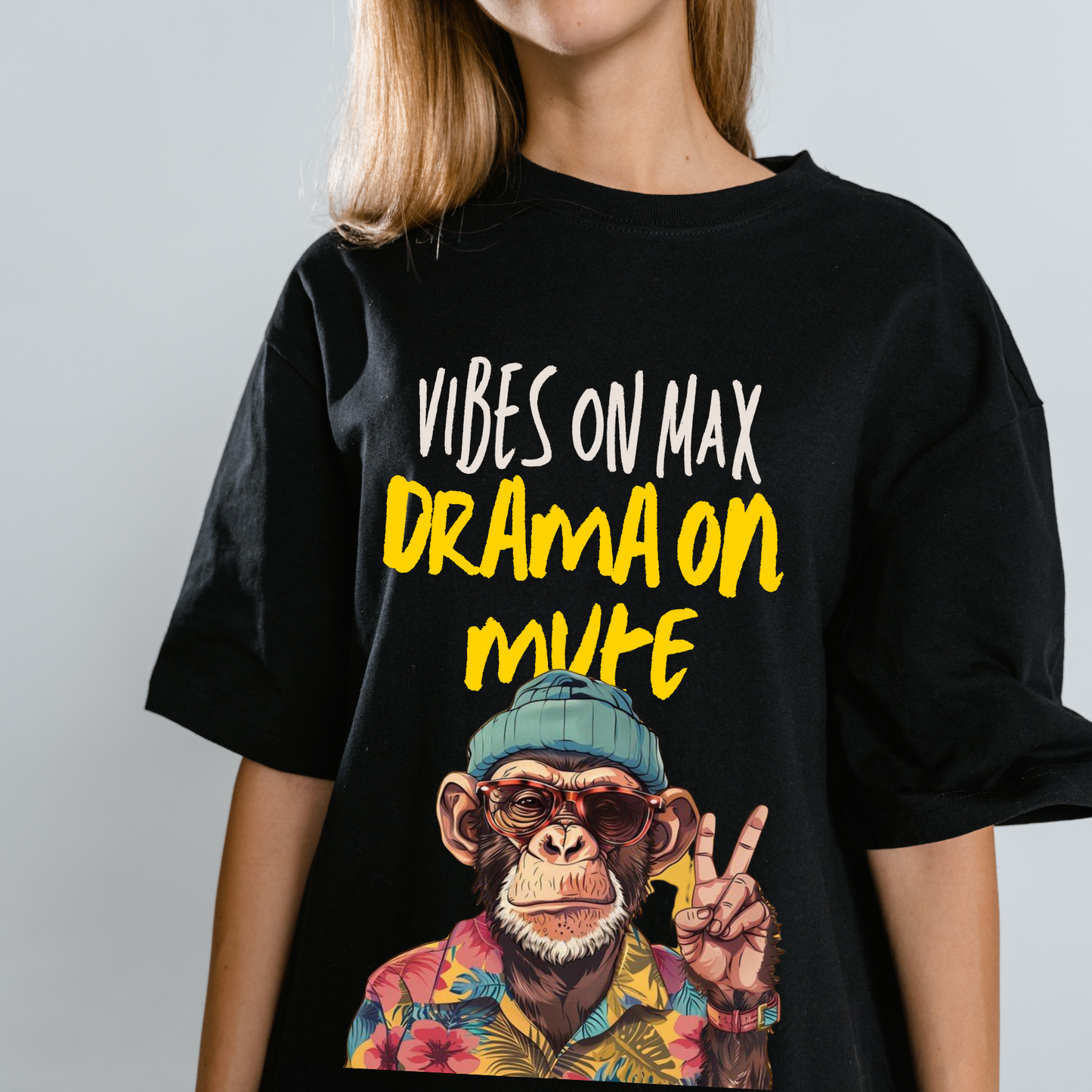 Vibe ON Max Unisex Oversized Classic T-Shirt
