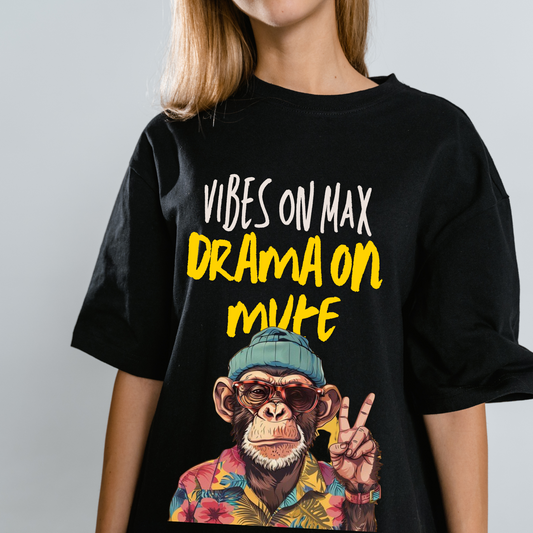 Vibe ON Max Unisex Oversized Classic T-Shirt